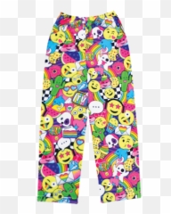 Iscream Emoji Party Plush Pants - Pajamas,Emoji Party