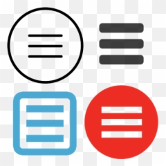 Menu Icons - Circle Emoji,Folder Emoji