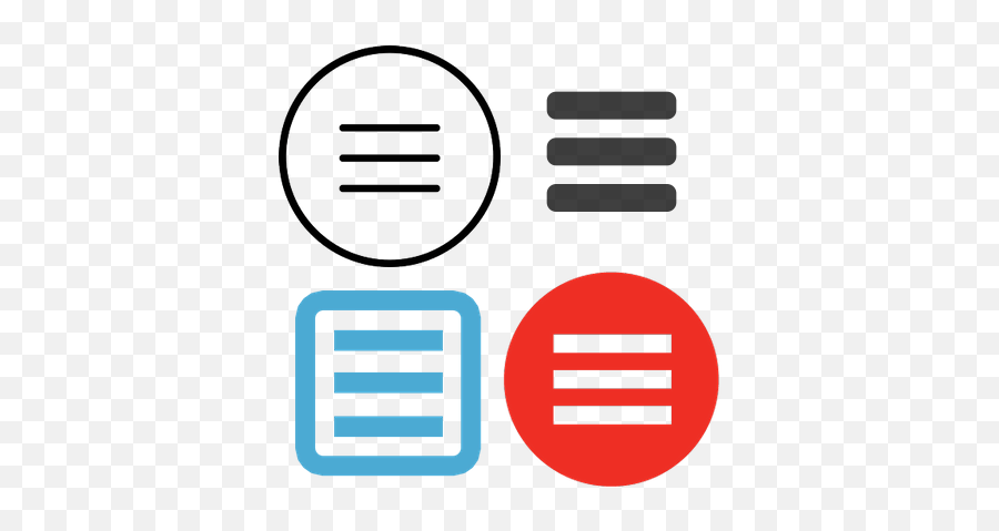 Menu Icons - Circle Emoji,Folder Emoji