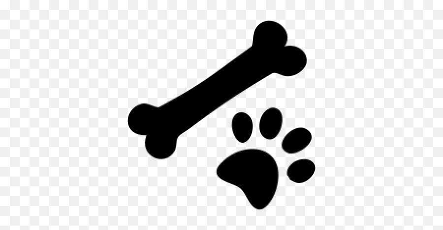 Png Dog - Car Dog Foot Print Stickers Emoji,Dog Bone Emoji