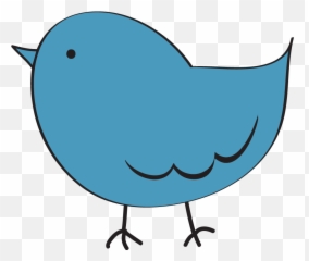 Blue Bird Clipart - Graphic Transparent Background Emoji