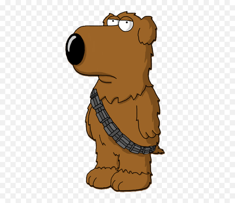 Brian Familyguy Chewie Chewbacca Spoof - Family Guy Star Wars Brian Emoji,Chewbacca Emoji