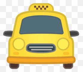 Oncoming Taxi Emoji - Icono Transporte Taxi Png,Taxi Emoji