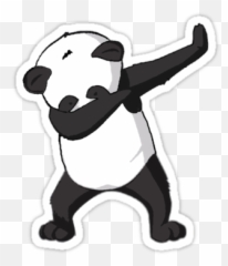 Meme Emoji - Panda Dab Sticker,Gottem Emoji