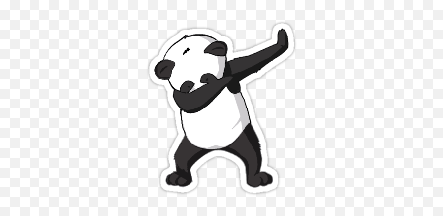 Meme Emoji - Panda Dab Sticker,Gottem Emoji