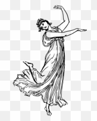 Barefoot Dancing Lady - Walter Crane Line And Form 1900 Emoji,Dancing Girl Emoji Costume