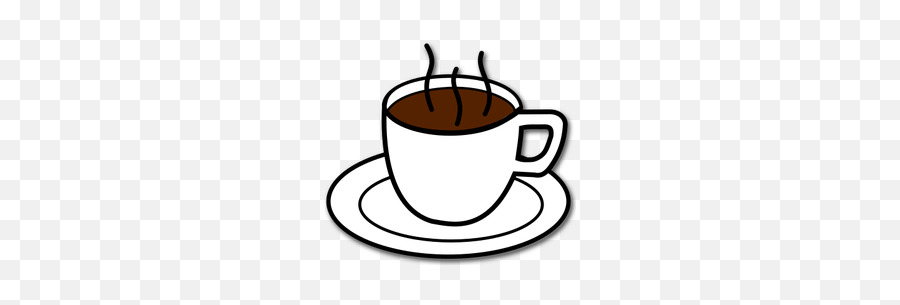 Coffee Cup Vector Image - Clipart Cup Of Coffee Emoji,Tea Emoji