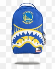 Nba Lab Golden State Warriors Shark Mouth - Sprayground Backpack Emoji