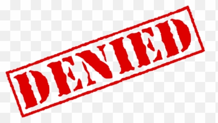 Download Denied Stamp Transparent HQ PNG Image FreePNGImg - Emoji