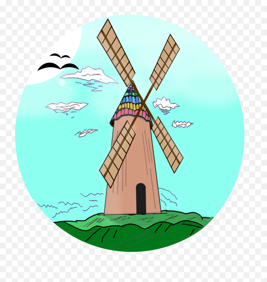 Windmills Draw Challenge On Picsart - Windmill Emoji,Windmill Emoji