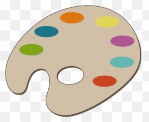 Creative Clipart Paint Palette - Object Lockdown Paint Palette Emoji ...