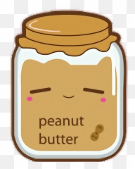 Peanut Butter Clipart Transparent - Peanut Butter Jar Cute Emoji,Peanut Butter Emoji
