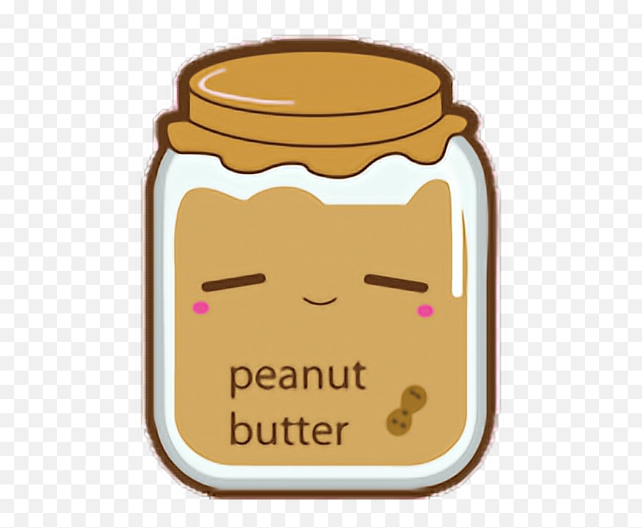 Peanut Butter Clipart Transparent - Peanut Butter Jar Cute Emoji,Peanut Butter Emoji
