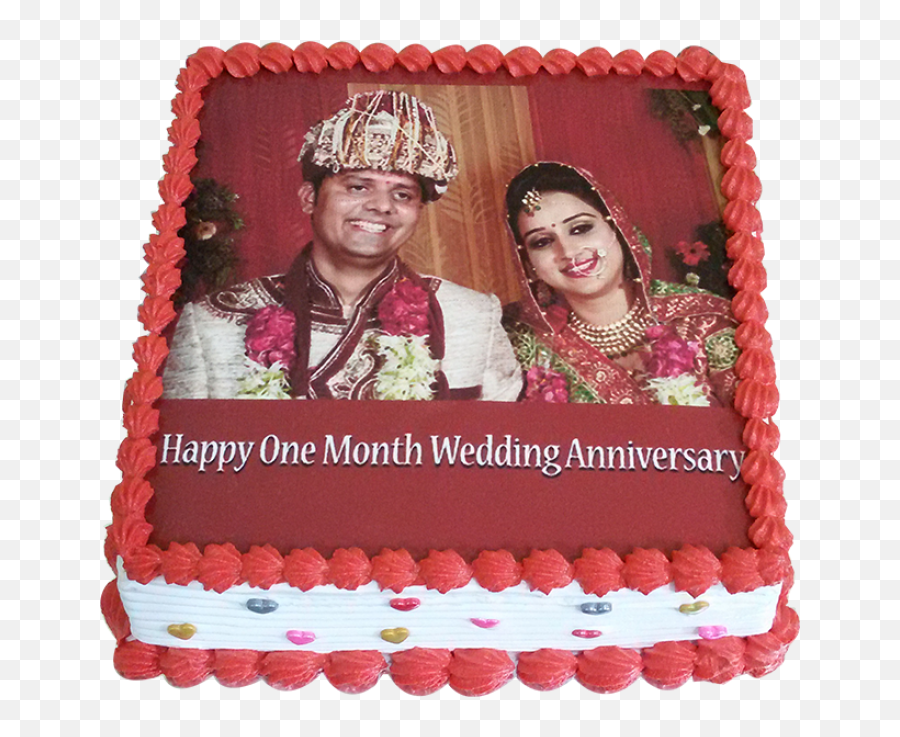 Anniversary Cakes Online In Delhi Ncr - Cake 1st Wedding Anniversary Emoji,Wedding Cake Emoji
