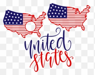 Flag clipart monogram Transparent FREE for - Of The United States Emoji