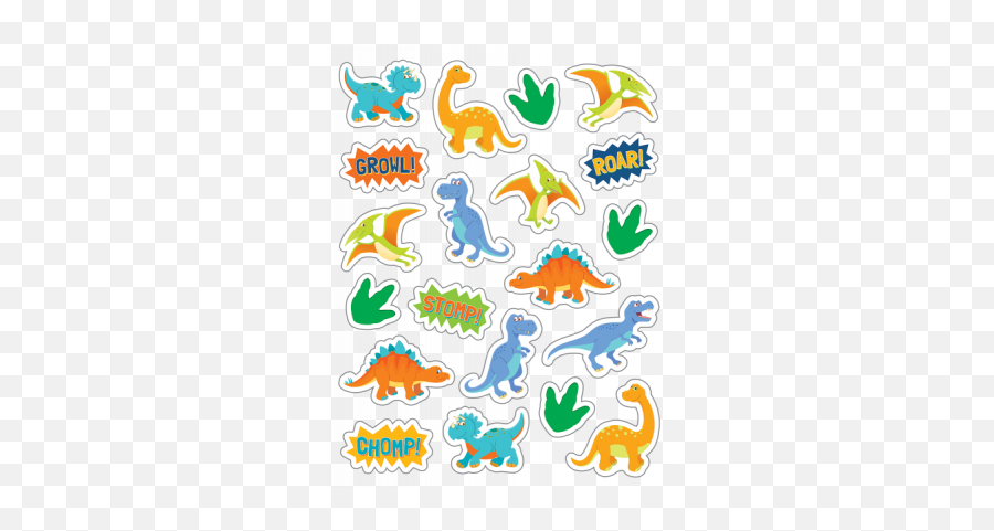 Stickers Planner Stickers Colorful Words To Inspire Tcr3585 - Dinosaurs Stickers Emoji,Growl Emoji