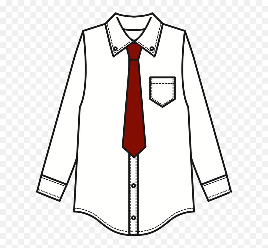 Dress Shirt Drawing Free Download On Clipartmag - Tie On Shirt Clipart Emoji,Emoji Blouse