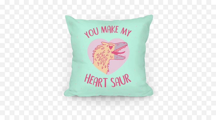 Love Pillows - Cushion Emoji,Blue Heart Emoji Pillow