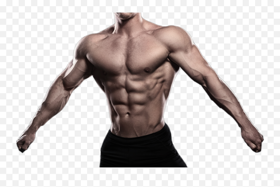 Download Muscle Bodybuilding Download - Muscle Man Open Arm Free Body Building Images Download Emoji,Bodybuilder Emoji