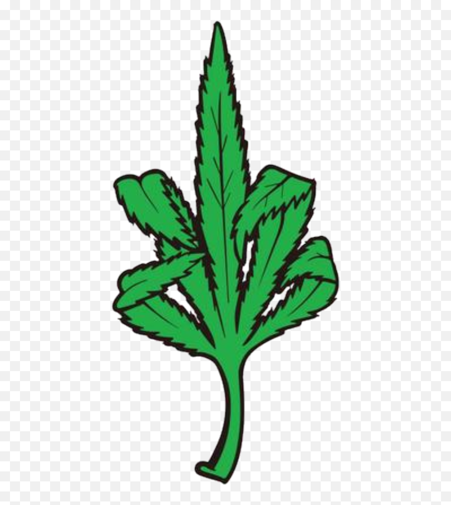Fuckyou Middlefinger Marijuanaleaf - Marijuana Leaf Middle Finger Emoji,Marijuana Leaf Emoji