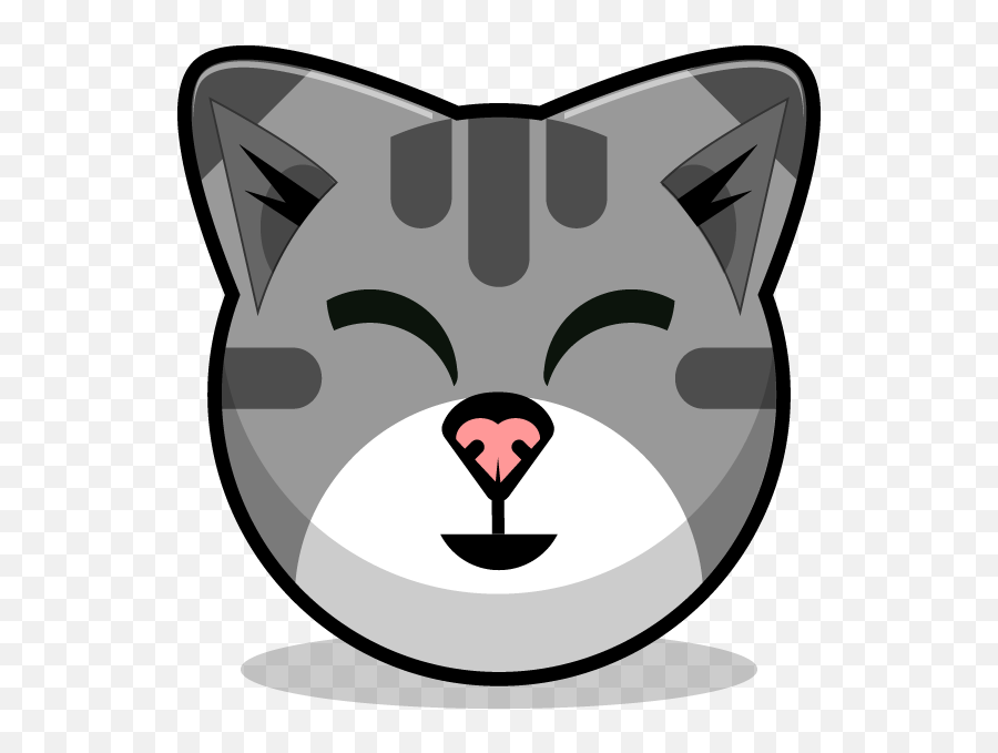 Kitty Cat Stickers - Feline Emoji Meme By Akura Shande Cofton Country Holidays,Eye Emoji Meme