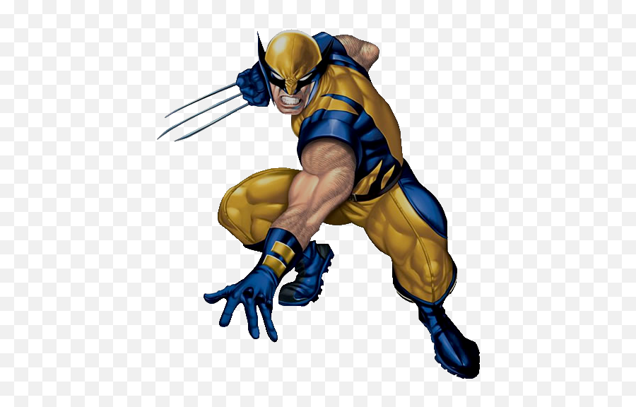 Wolverine Transparent Background Png Svg Clip Art For Web - Blue And Yellow Wolverine Emoji,Wolverine Emoji