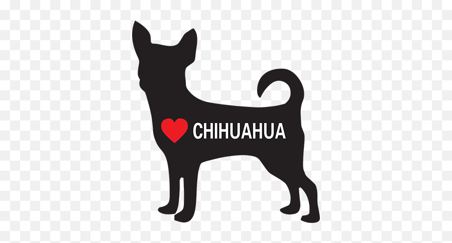 Chihuahua Silhouette Transparent - Png Transparente Chihuahua Png Emoji,Chihuahua Emoji
