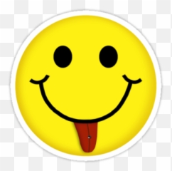 Happy Face Tongue - ClipArt Best Smiley With Sticking Emoji