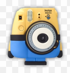 camera polaroid polaroidcamera Sticker by bub - Minion Instax Emoji
