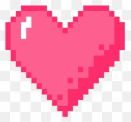 Pin - Transparent Pixel Heart Png Emoji