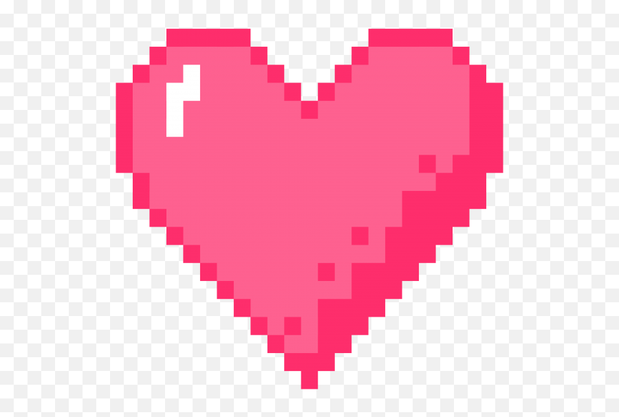 Pin - Transparent Pixel Heart Png Emoji,Sparkly Heart Emoji