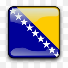 Bosnia And Herzegovina Flag Button - Flag Of Bosnia And Herzegovina Emoji,Samoa Flag Emoji