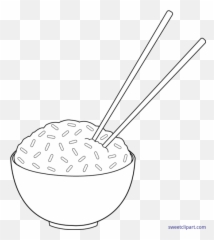 4570book - Rice Bowl With Chopsticks Drawing Emoji