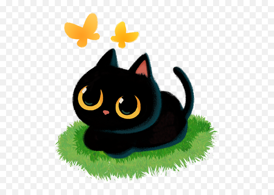 Black Cat Emoji Happy My Ash - Black Cat,Black Cat Emoji