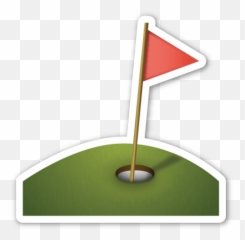 Flag In Hole - Miniature Golf Emoji,Golf Emoji
