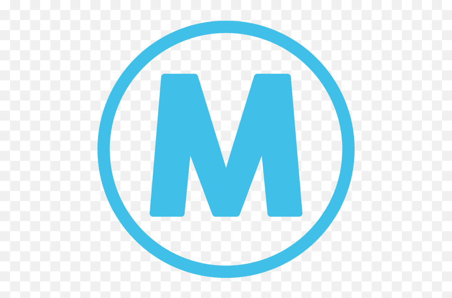Circled Latin Capital Letter M Emoji For Facebook Email - Circled M,Letter Emojis