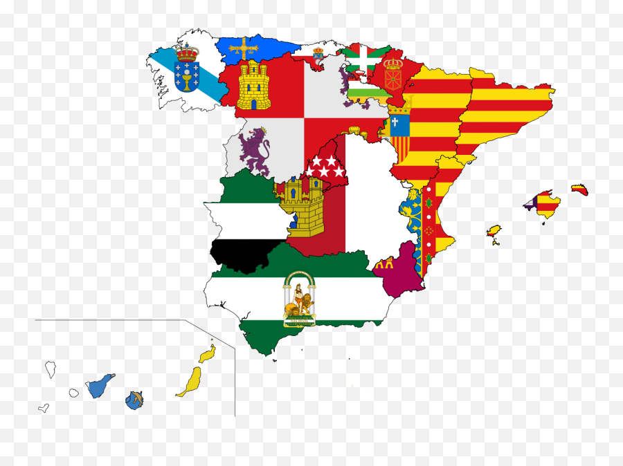 Flag - Autonomous Communities Spain Flags Emoji,Spanish Flag Emoji
