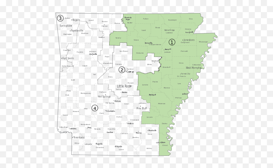 Arkansas - First Congressional District Arkansas Counties Emoji,Hot Springs Emoji