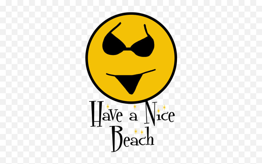 Smiley Bikini Have A Nice Beach - Smiley Emoji,Beach Emoticon