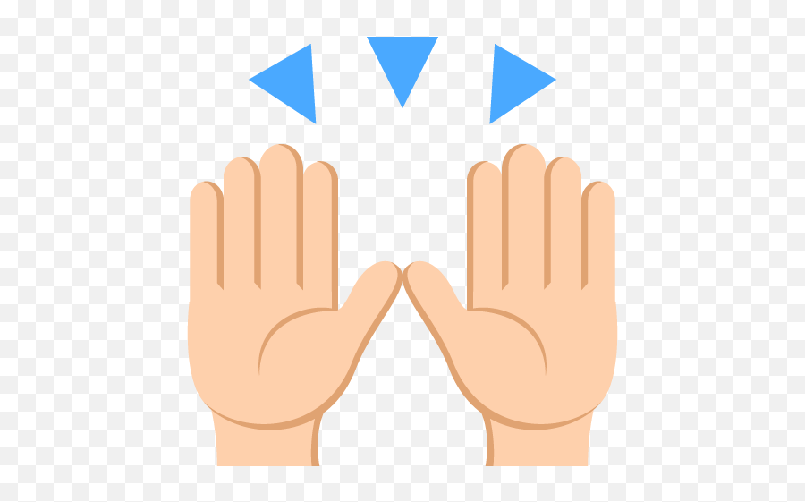 Person Raising Both Hands In Celebration Medium Light Skin - Raising Hands Emoji Png,Circle Hand Emoji