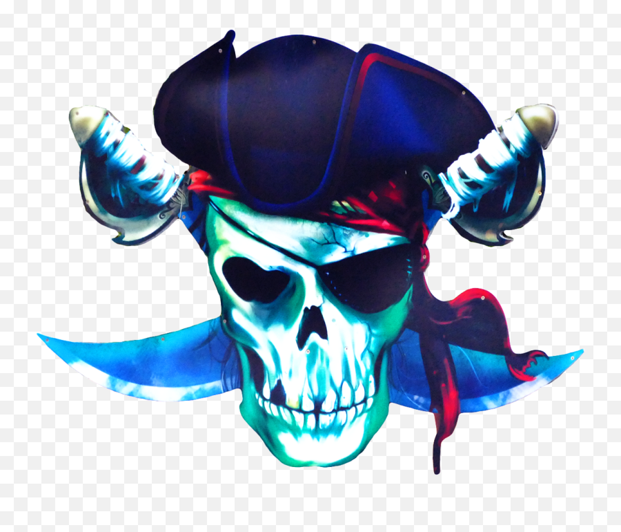 Skull Pirates Symbol Skeleton Design - B Ajak Laut Png Emoji,Pirate Hat Emoji