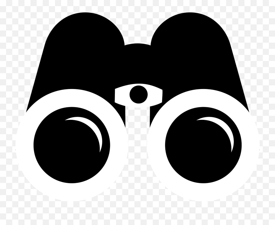 Binocular Icon Silhouette Free Vector - Binocular Png Emoji,Emoji With Binoculars