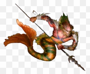 Merman Mermaid Merfolk Fantasy - Dragon Emoji