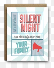 Christmas Greeting Cards - Book Cover Emoji,Emoji Silent Night