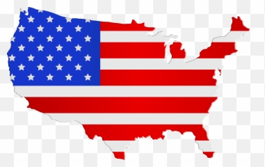 Italian Clipart American Flag - Map Of Usa Png Emoji