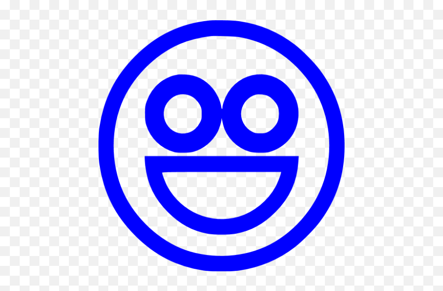 Blue Emoticon 49 Icon Emoji,Blue Emoticon