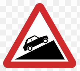 Nepal Road Sign B19 - Slow Moving Vehicles Emoji