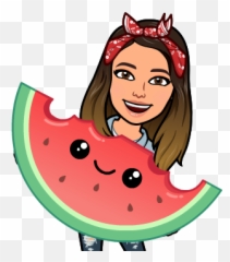 Cute Watermelone Around - Transparent Background Clipart Png Emoji
