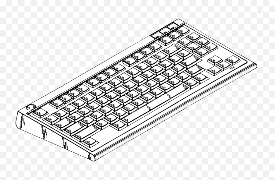 Computer Keyboard Png Svg Clip Art For Web - Download Clip Computer Keyboard Clipart Emoji,Deadpool Emoji Keyboard