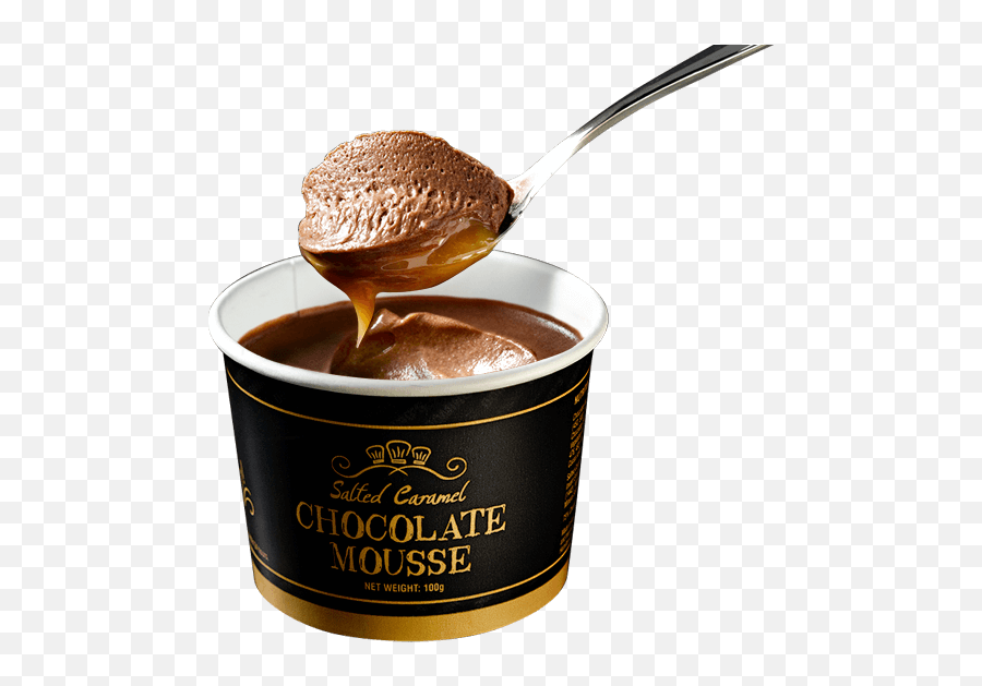 Chocolate Mousse - Salted Caramel Chocolate Mousse Dominos Emoji,Chocolate Pudding Emoji